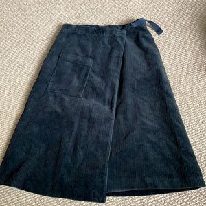 JW Anderson uniqlo wrap around  buckle skirt